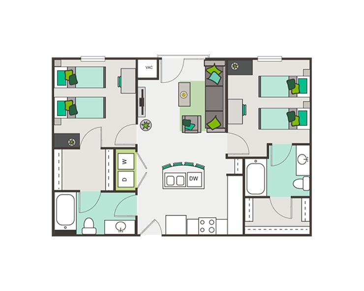 B4 Shared Floor plan